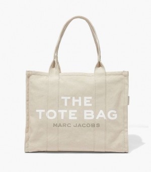 Beige Women's Marc Jacobs The Large Tote Bags | 50791IFHD