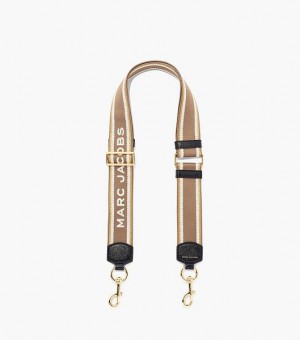 Beige Women's Marc Jacobs The Logo Webbing Strap | 92608MASU