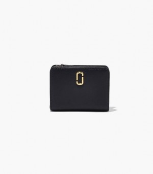 Black Women's Marc Jacobs The J Marc Mini Compact Wallets | 23597OPZF