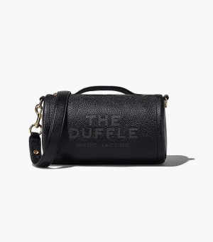 Black Women's Marc Jacobs The Leather Duffle Bags | 16849CDSZ