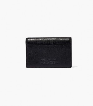 Black Women's Marc Jacobs The Leather Small Bifold Wallets | 09847RFLP