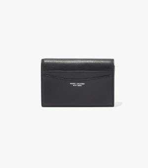 Black Women's Marc Jacobs The Slim 84 Bifold Wallets | 82167XOST