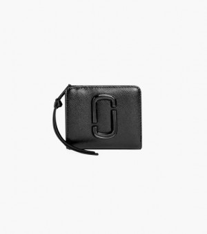 Black Women's Marc Jacobs The Snapshot Dtm Mini Compact Wallets | 67503JOTE