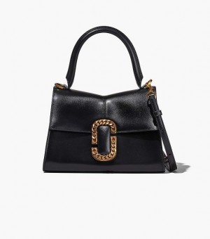 Black Women's Marc Jacobs The St. Marc Top Handbag | 76839BAHI