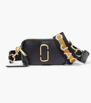 Black / Multicolor Women's Marc Jacobs The Snapshot Crossbody Bags | 50386LYAX