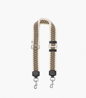 Black / Multicolor Women's Marc Jacobs The Arrow Webbing Strap | 37296JUSD