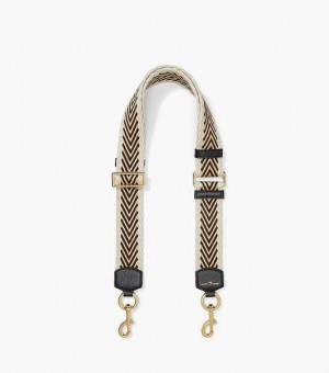 Black / Multicolor Women's Marc Jacobs The Arrow Webbing Strap | 86174PIZW