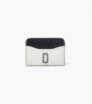 Black / White Women's Marc Jacobs The Snapshot Card Case | 28597BQTE