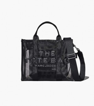 Blackout Women's Marc Jacobs The Mesh Medium Tote Bags | 75604PJEL