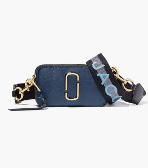 Blue / Multicolor Women's Marc Jacobs The Snapshot Crossbody Bags | 49630KIEG