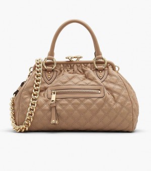 Brown Women's Marc Jacobs Re-Edition Quilted Leather Shoulder Bags | 89605UNIF