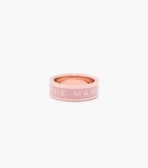 Brown / Rose Gold Women's Marc Jacobs The Medallion Ring | 97530IKXH