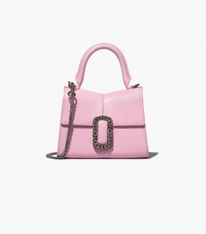 Bubblegum Women's Marc Jacobs The St. Marc Mini Top Handbag | 41972SUHE