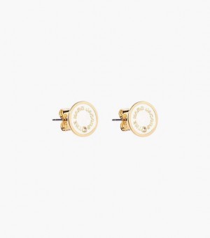 Cream Women's Marc Jacobs The Medallion Stud | 06713FMUG