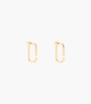 Gold Women's Marc Jacobs The J Marc Hoop | 13268IXUN