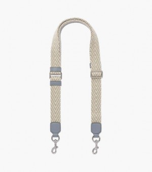 Grey / Multicolor Women's Marc Jacobs The Thin Arrow Webbing Strap | 50267ZKAH