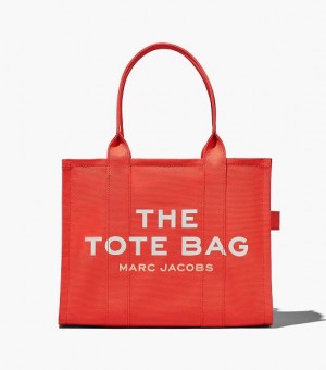 Orange Women's Marc Jacobs The Large Tote Bags | 43769TLWU