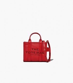 Red Women's Marc Jacobs The Leather Mini Tote Bags | 79103NMJG