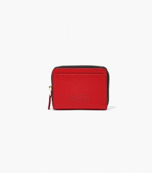 Red Women's Marc Jacobs The Leather Zip Around Wallets | 36182NACZ