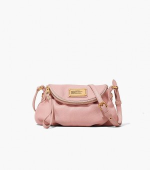 Rose Women's Marc Jacobs Re-Edition Mini Natasha Shoulder Bags | 34860NDMQ