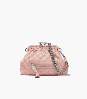 Rose Women's Marc Jacobs Re-Edition Quilted Leather Little Shoulder Bags | 59027LRSU