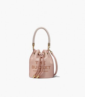 Rose Women's Marc Jacobs The Leather Mini Bucket Bags | 37562MRVK