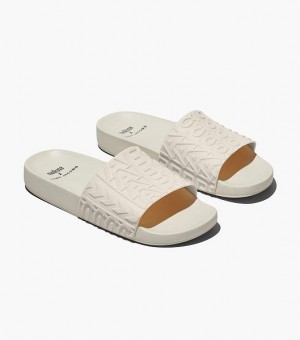 White Women's Marc Jacobs Melissa x Marc Jacobs Slides | 75361SIMZ