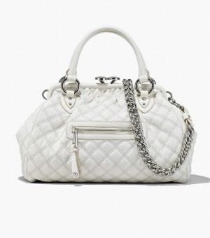 White Women's Marc Jacobs Re-Edition Quilted Leather Shoulder Bags | 59027DPHQ