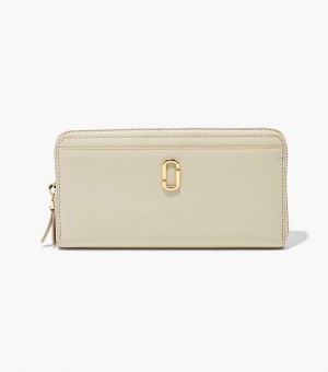 White Women's Marc Jacobs The J Marc Continental Wallets | 07954LUJD