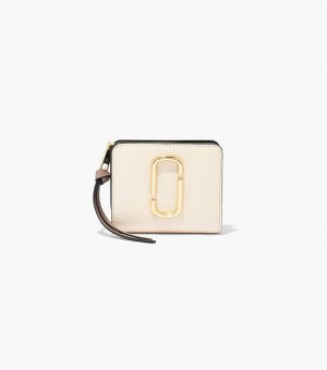 White / Multicolor Women's Marc Jacobs The Snapshot Mini Compact Wallets | 52670SUBK