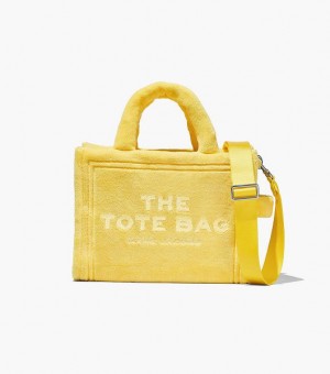 Yellow Women's Marc Jacobs The Terry Medium Tote Bags | 58139MJNU