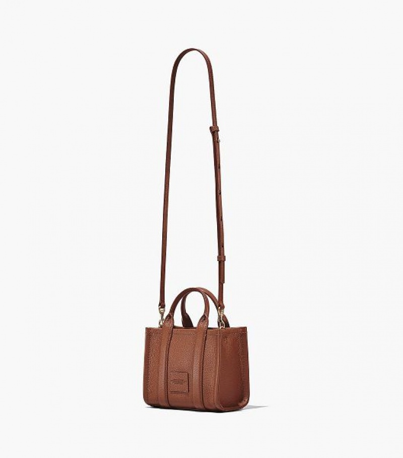 Argan Oil Women's Marc Jacobs The Leather Mini Tote Bags | 56032JOWY