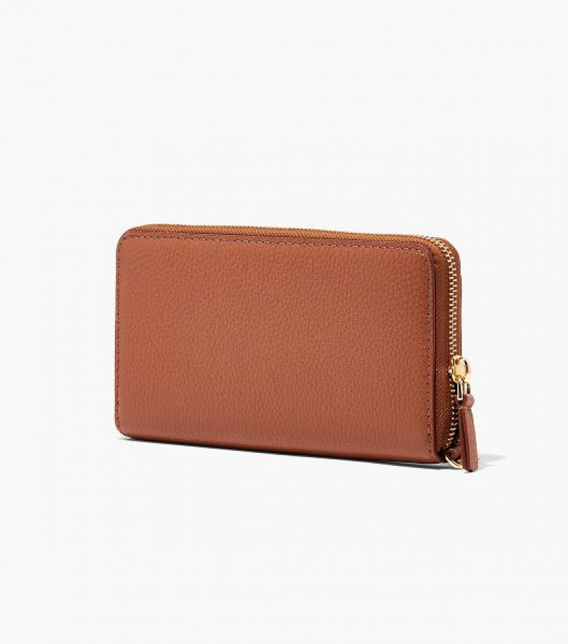 Argan Oil Women's Marc Jacobs The Leather Continental Wallets | 27356PZQY