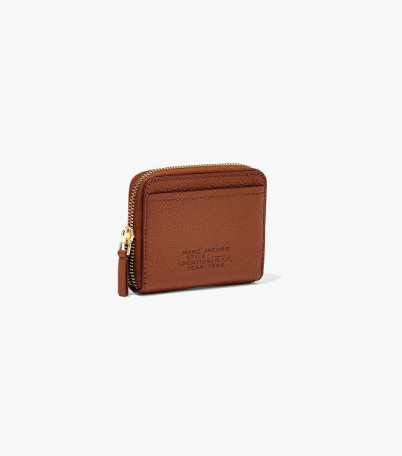 Argan Oil Women's Marc Jacobs The Leather Zip Around Wallets | 87632YDZB