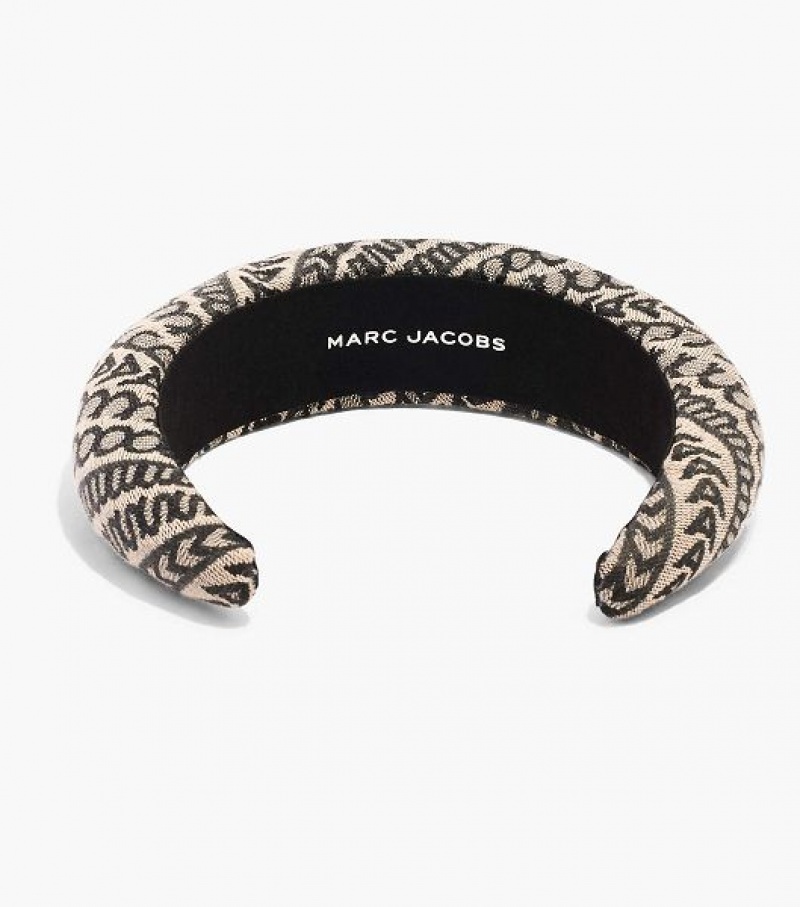 Beige Women's Marc Jacobs The Monogram Headband | 24035BLIP