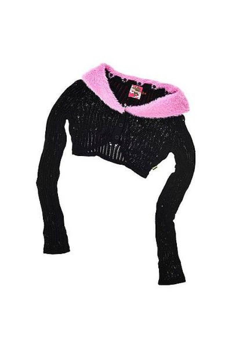 Black Heaven Marc Jacobs Blumarine Cropped Cardigan | 52069WBIA