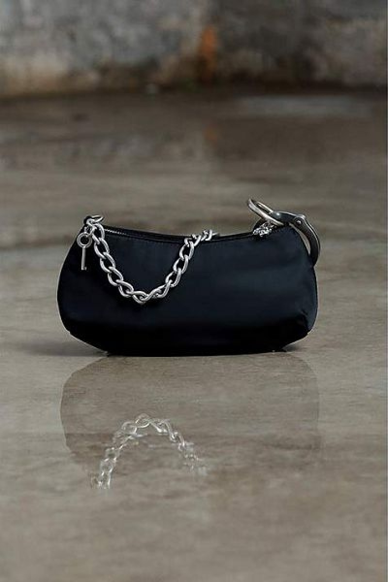 Black Heaven Marc Jacobs Cuffz Shoulder Bags | 15680JRQO