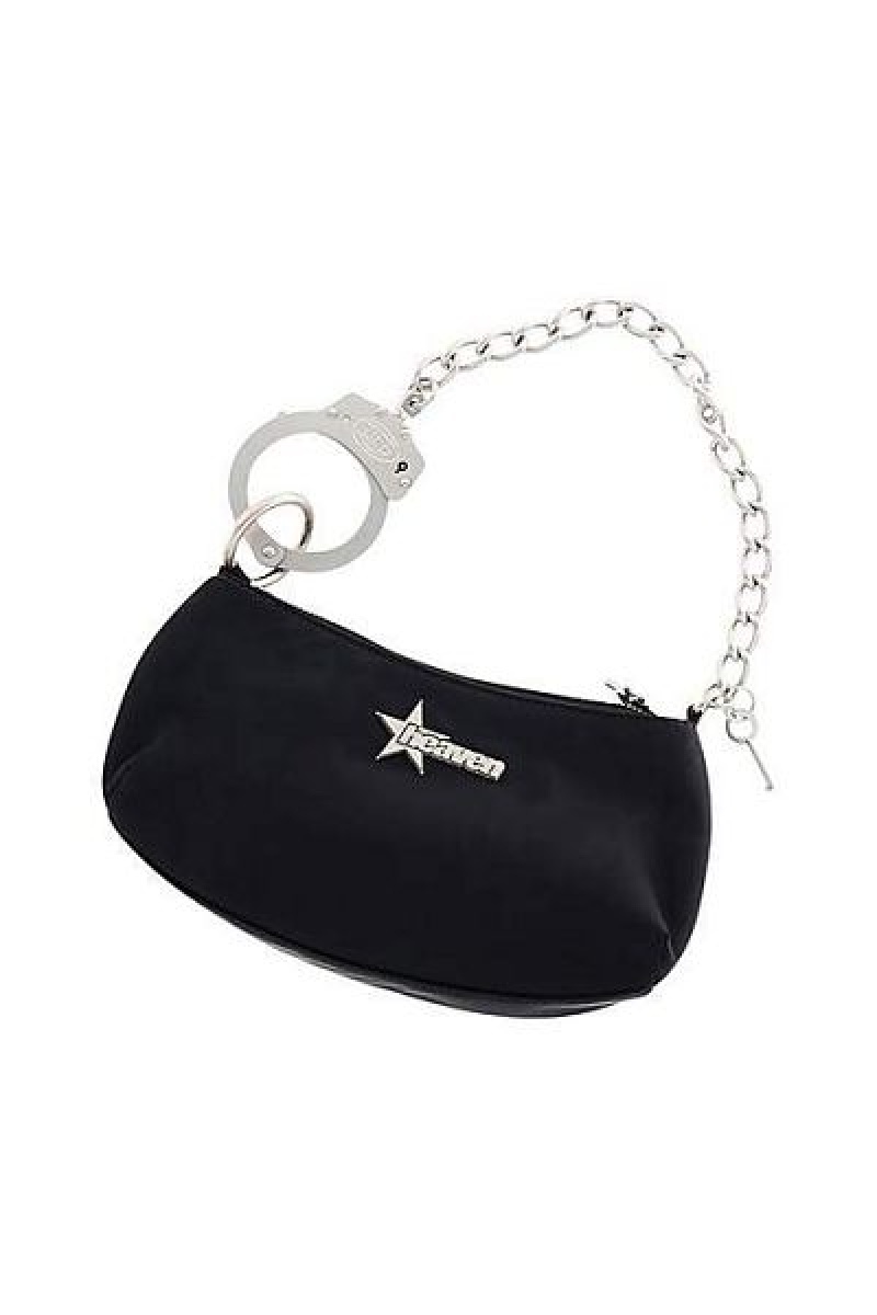 Black Heaven Marc Jacobs Cuffz Shoulder Bags | 15680JRQO