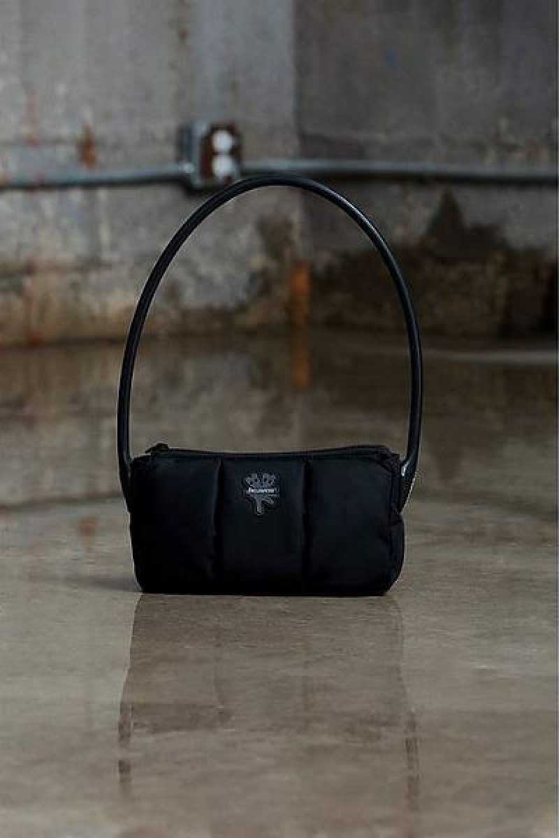 Black Heaven Marc Jacobs Puffy Nylon Shoulder Bags | 40893AFLB