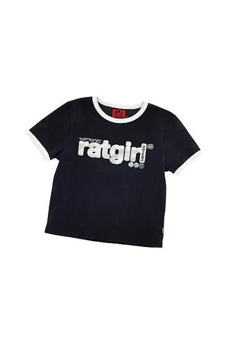 Black Heaven Marc Jacobs Ratgirl Baby T Shirts | 39614OPSC