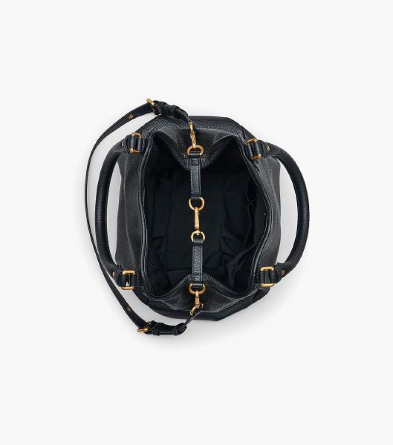 Black Women's Marc Jacobs Re-Edition Fran Tote Bags | 59837BMLI