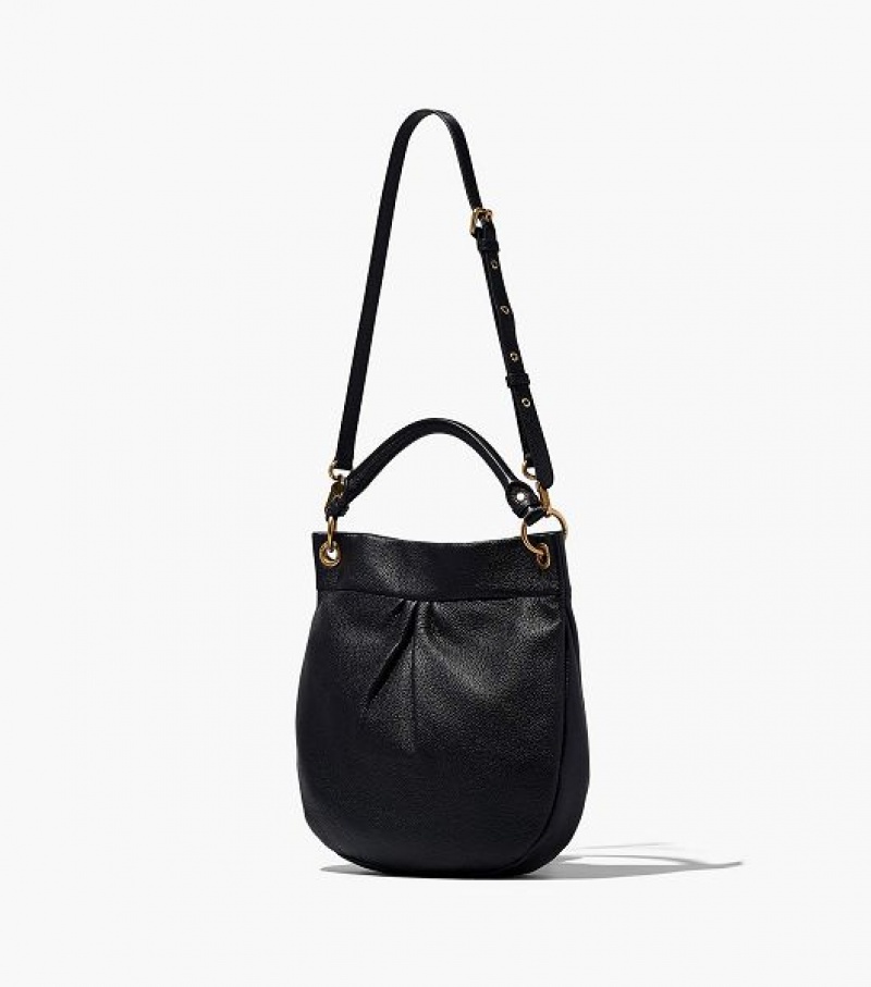 Black Women's Marc Jacobs Re-Edition Hillier Hobo Bags | 36104YEUL