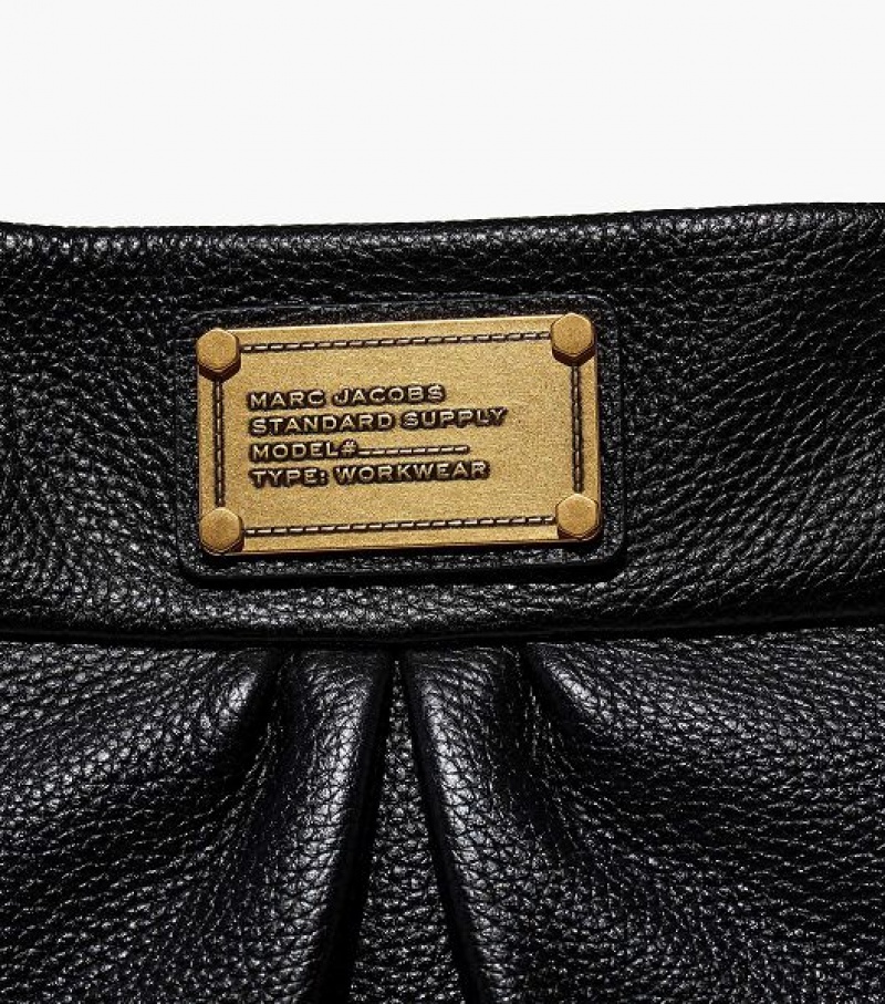 Black Women's Marc Jacobs Re-Edition Hillier Hobo Bags | 36104YEUL