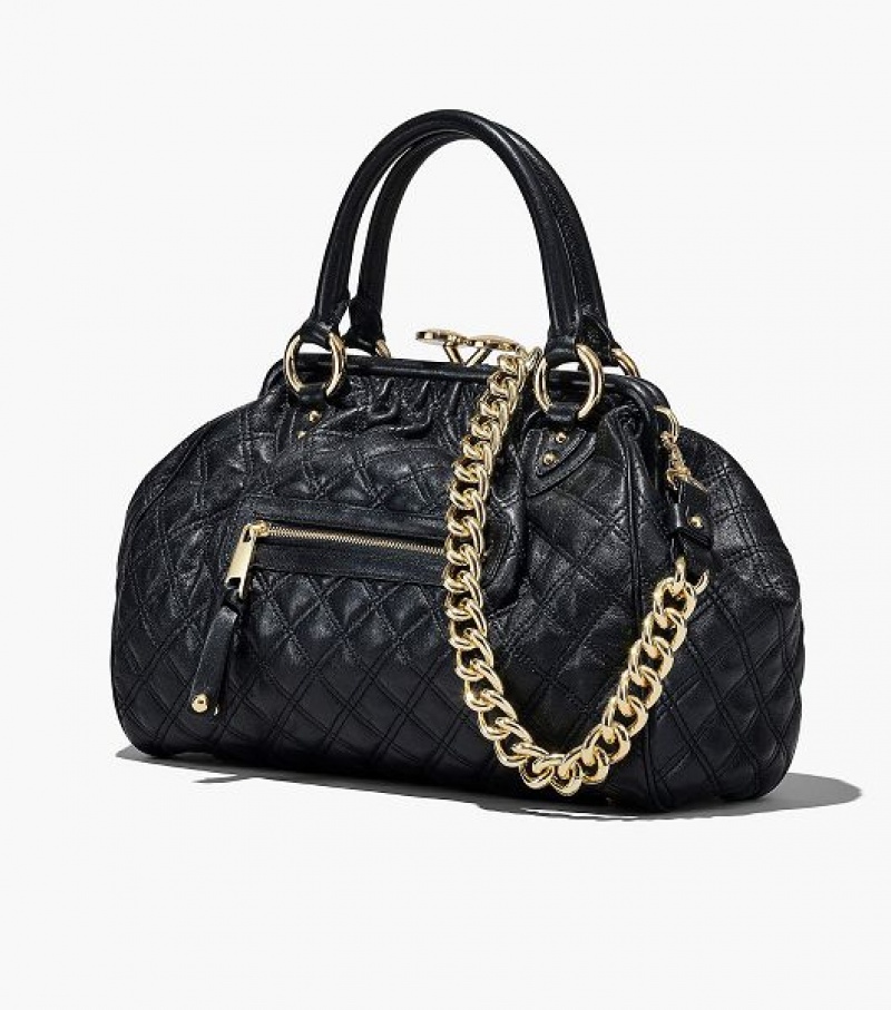 Black Women's Marc Jacobs Re-Edition Quilted Leather Shoulder Bags | 84053CBGF