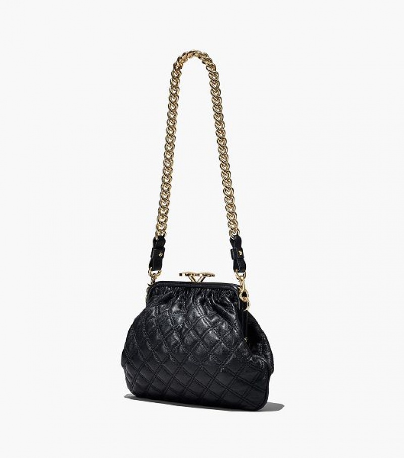 Black Women's Marc Jacobs Re-Edition Quilted Leather Little Shoulder Bags | 68249FBXQ