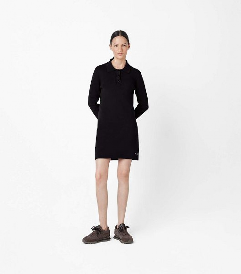 Black Women's Marc Jacobs The 3/4 Tennis Dress | 50894BRNL