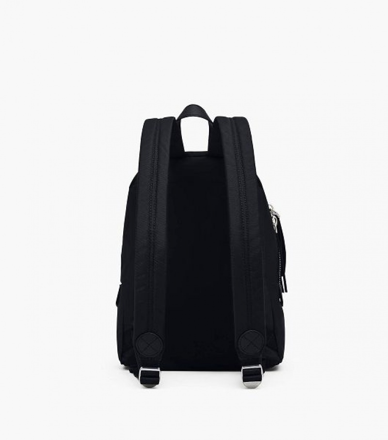 Black Women's Marc Jacobs The Biker Nylon Medium Backpack | 01798LXEP