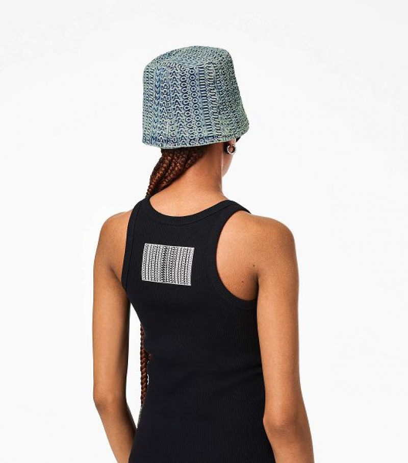 Black Women's Marc Jacobs The Icon Rib Tanks | 91405POZS