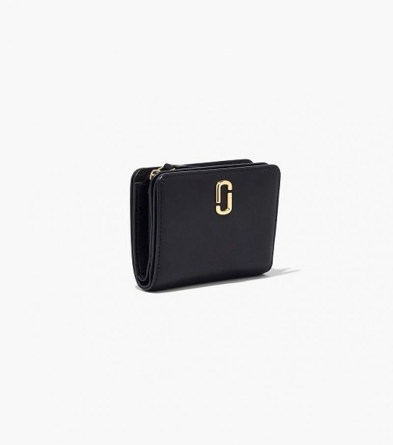 Black Women's Marc Jacobs The J Marc Mini Compact Wallets | 23597OPZF