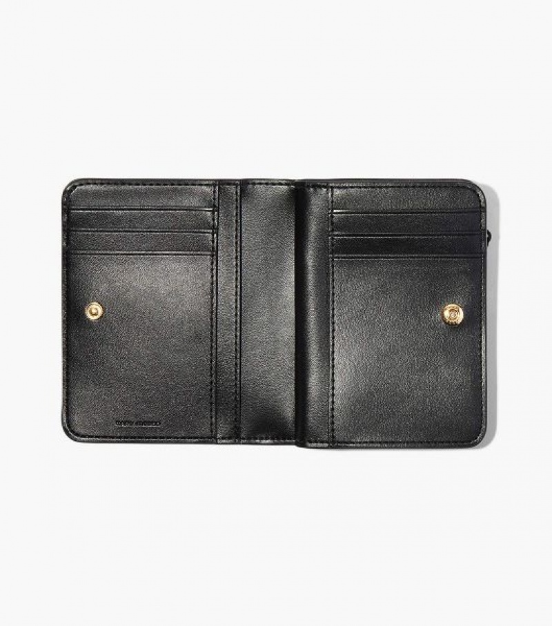 Black Women's Marc Jacobs The J Marc Mini Compact Wallets | 23597OPZF